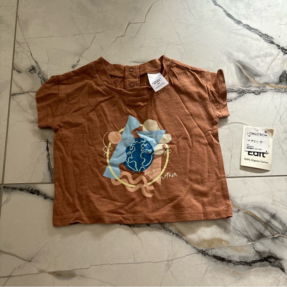 Earth Adventure Kids Brown T-Shirt